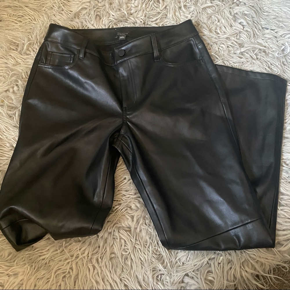 PU Leather Pants (straight leg) - Picture 2 of 4